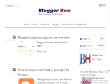 Tablet Screenshot of bloggerhow.com